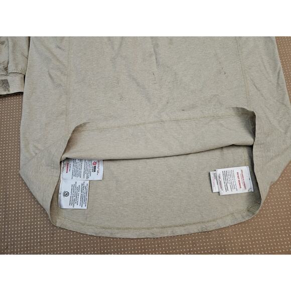 Ariat FR Shirt Utility Flame Resistant Long Sleeve Workwear Beige Men's Large - Picture 14 of 16